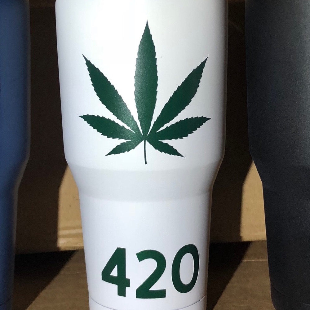 420 Custom Made Any Name / Slogan 30 OZ tumbler